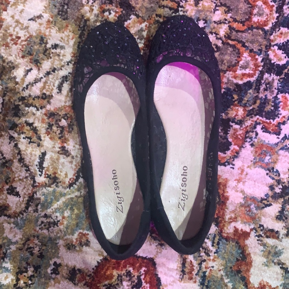 Ziti Soho bedazzled flats